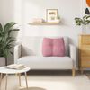 vidaXL Travesseiro para Costas Rosa 60 x 24 x 50 cm Veludo