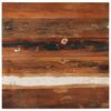 vidaXL Tampo mesa quadrado 70x70cm 25-27mm madeira recuperada maci&ccedil;a