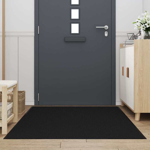 vidaXL Capacho 115x200 cm preto