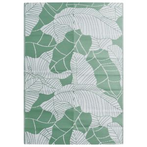 vidaXL Tapete de exterior 140x200 cm ARAKIL PP verde