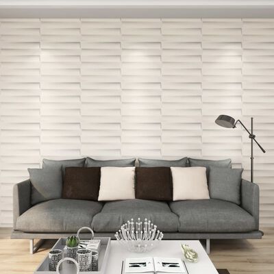 vidaXL 12 pcs Painéis de parede 3D 0,5x0,5 m 3 m²