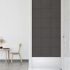 vidaXL Painel de parede 12 pcs 30x30 cm veludo 1,08 m&sup2; cinza-escuro