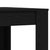 vidaXL Mesa de jantar Carvalho Preto 140 x 74,5 x 76 cm vime PE