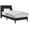 vidaXL Estrutura da Cama com cabeceira Preto 100 x 200 cm Veludo