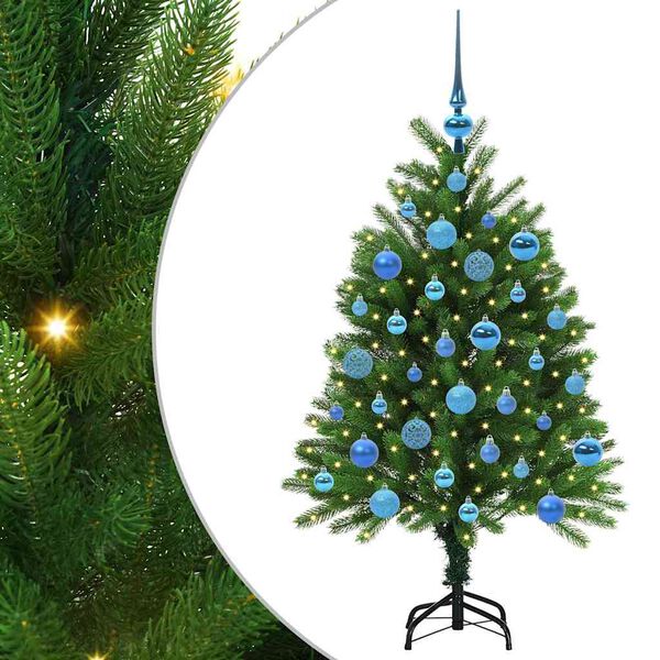 vidaXL &Aacute;rvore de Natal com 150 LEDs com suporte Verde 120 cm PE