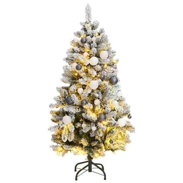 vidaXL &Aacute;rvore Natal artificial articulada c/ 150 luzes LED+bolas 150cm