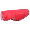vidaXL Capa de chuva para c&atilde;es com tiras reflectoras vermelho 4XL