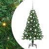 vidaXL &Aacute;rvore de Natal Artificial Verde 120 cm PVC, A&ccedil;o e Pl&aacute;stico