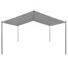 vidaXL Gazebo de jardim em a&ccedil;o 400x400x260 m antracite