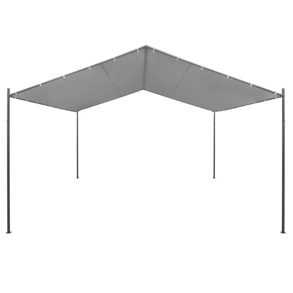 vidaXL Gazebo de jardim em a&ccedil;o 400x400x260 m antracite