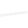 vidaXL Muro gabi&atilde;o com tampas a&ccedil;o galvanizado 900x30x50 cm