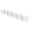 vidaXL Cesto gabi&atilde;o a&ccedil;o galvanizado 300x30x50 cm