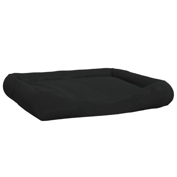 vidaXL Almofad&atilde;o p/ c&atilde;es c/ almofadas 115x100x20cm oxford preto
