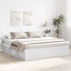 vidaXL Estrutura de cama super king size 180x200 cm branco
