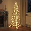 vidaXL &Aacute;rvore de Natal com 240 LEDs Branco quente 180 cm PET