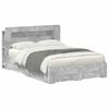 vidaXL Estrutura de Cama com Armazenamento Cinzento Cimento