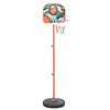 vidaXL Conjunto jogo de basquetebol port&aacute;til ajust&aacute;vel 133-160 cm