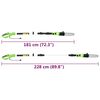 vidaXL Motosserra telesc&oacute;pica e corta-sebes 25/41 cm 710/550 W