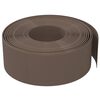 vidaXL Bordas de jardim 5 pcs 10 m 20 cm polietileno castanho