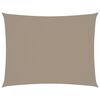 vidaXL Para-sol vela tecido oxford retangular 3,5x4,5 m cinza-acast.