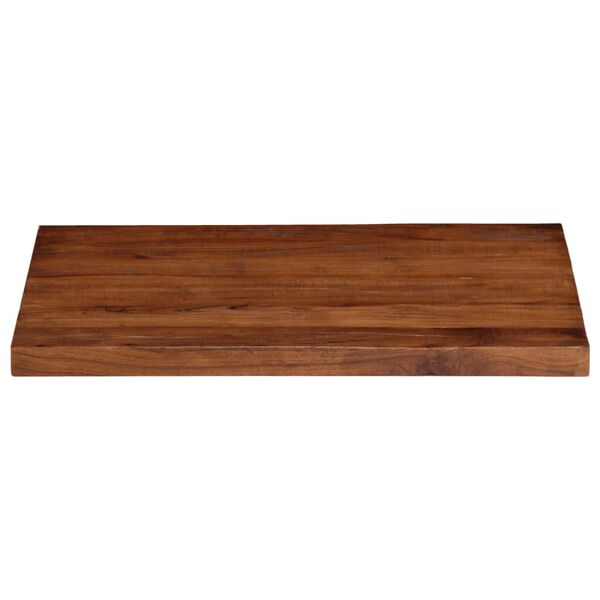 vidaXL Tampo de mesa retangular 90x50x2,5 cm madeira recuperada maci&ccedil;a