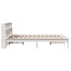 vidaXL Cama sem colch&atilde;o 140x190 cm madeira de pinho maci&ccedil;a branco