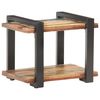 vidaXL Mesa de cabeceira 50x40x40 cm madeira recuperada maci&ccedil;a