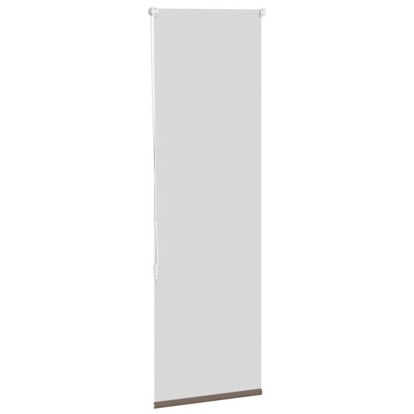 vidaXL Persiana de enrolar 45x130 cm largura tecido 40,7 cm poli&eacute;ster