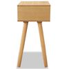 vidaXL Mesas de cabeceira 2 pcs pinho maciço 40x30x61 cm castanho