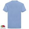 Fruit of the Loom T-shirts originais 5 pcs algodão XL azul-claro