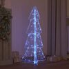 vidaXL &Aacute;rvore de Natal com 100 LEDs Azul 120 cm Acr&iacute;lo