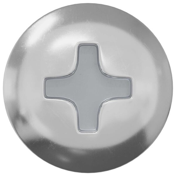 vidaXL Parafusos de Madeira 2 pcs Prateado M4 x 20 mm A&ccedil;o