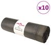 vidaXL Sacos do lixo com atilhos 250 pcs 60 L preto