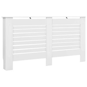 vidaXL Cobertura de radiador 152x19x81,5 cm MDF branco