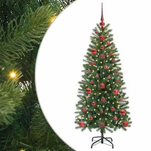 vidaXL &Aacute;rvore de Natal Artificial com 150 LEDs Verde 120 cm PE e PVC