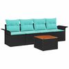 vidaXL Conjunto de Sof&aacute; de Jardim 5 unid. 4-N&uacute;mero de lugares