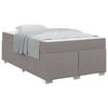 vidaXL Estrutura da Cama Cinzento-acastanhado 120 x 200 cm tecido