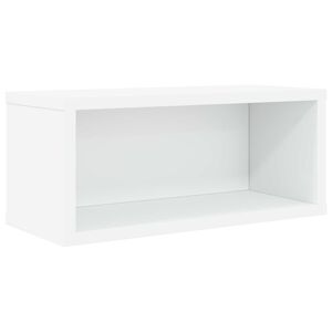 vidaXL Suporte para CDs Branco 40 x 17 x 17 cm Derivados de Madeira