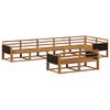 vidaXL Conjunto de Sof&aacute;s para Exterior 8 pcs Natural