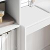 vidaXL Mesa com gaveta 2 pcs Branco