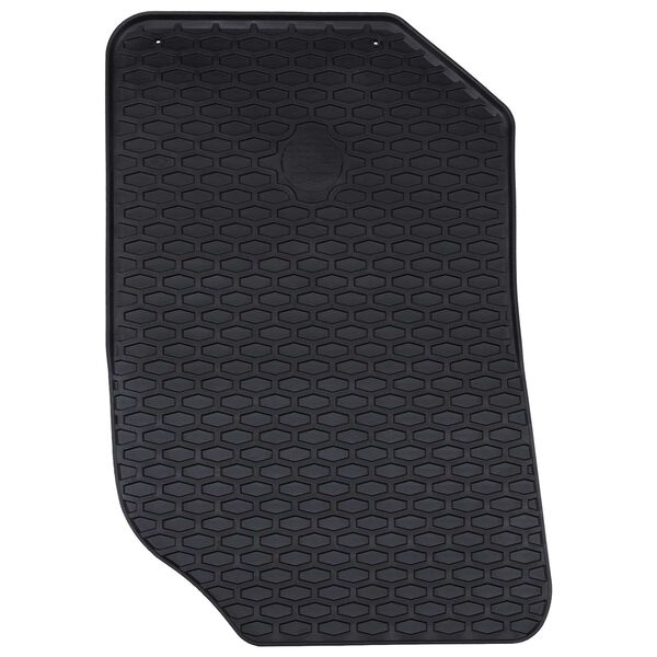 vidaXL Tapete de carro 4 pcs Preto compat&iacute;vel com DS3 2019- Borracha