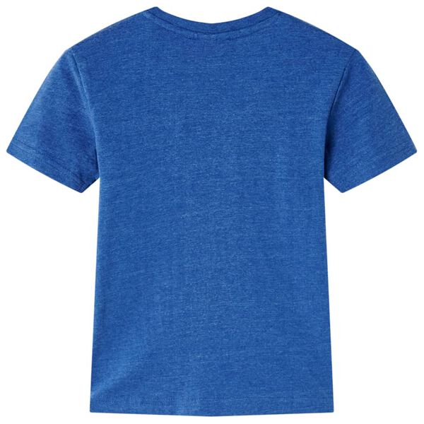 T-shirt para crian&ccedil;a azul-escuro mesclado 104