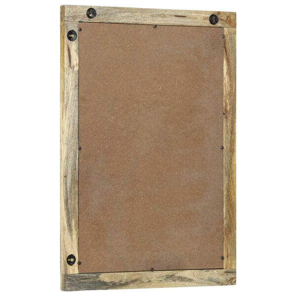 vidaXL Espelho de banheiro com espelho Castanho 70 x 50 x 2,5 cm