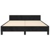 vidaXL Estrutura de cama sem colch&atilde;o 140x190 cm veludo preto
