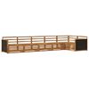 vidaXL Conjunto de Sof&aacute;s para Exterior 6 pcs Natural