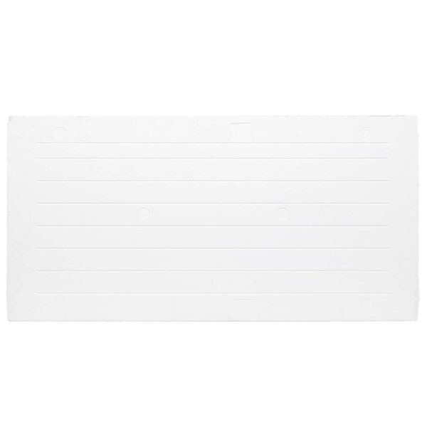 vidaXL Pain&eacute;is de parede 10 pcs Vermelho 100 x 50 cm Espuma EPS