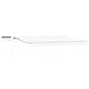 vidaXL Toldo Retr&aacute;til El&eacute;trico Branco 5 &times; 3,5 m