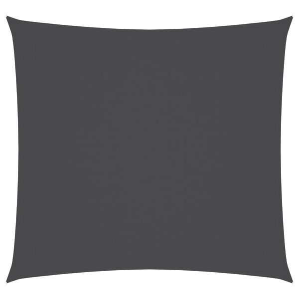 vidaXL Para-sol vela tecido oxford quadrado 6x6 m antracite
