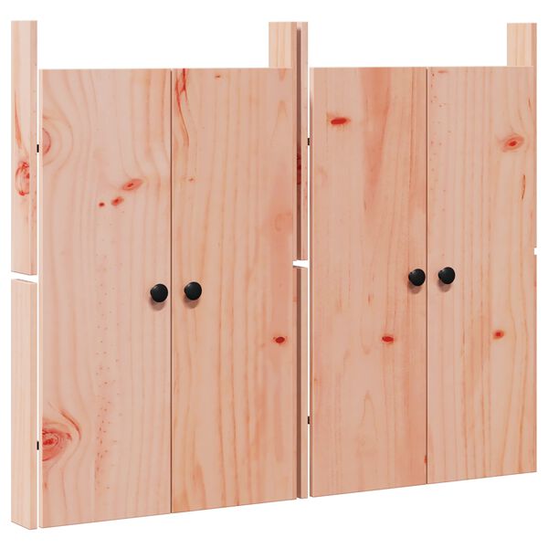 vidaXL Porta de Cozinha MEPPEL 2 pcs Castanho 50 x 9 x 82 cm