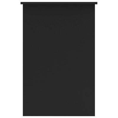 vidaXL Secretária 100x50x76 cm contraplacado preto